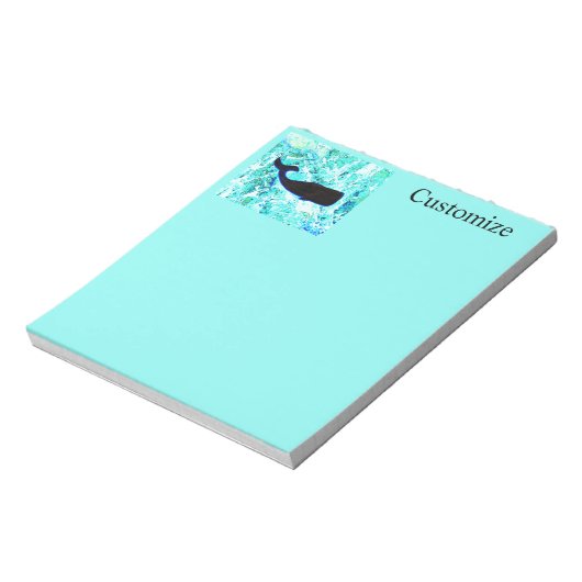 Bloc-note Baleines noires bleu Thunder_Cove (Tourné)