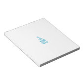 Bloc-note Ball Blue, Medium Turquoise design décoratif (Incliné)