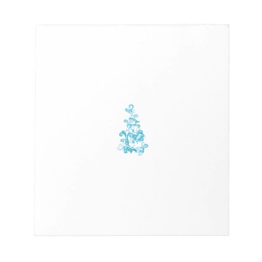 Bloc-note Ball Blue, Medium Turquoise design décoratif (Devant)