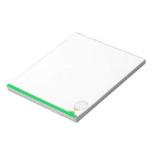Bloc-note Balle de Golf Personnalisation Simple (Tourné)