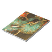 Bloc-note Ballerina Dance Green Dancer Edger Degas Peinture (Tourné)
