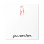 Bloc-note Ballerina Notepad for Girls (Devant)
