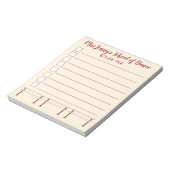 Bloc-note Ballet Barre Dance Studio Professeur personnalisé (Tourné)
