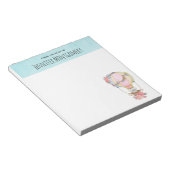 Bloc-note Ballons à air chaud mignon avec aquarelle à ours (Incliné)