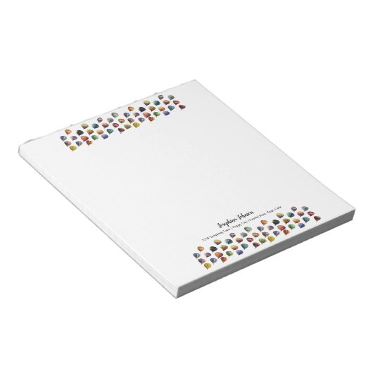 Bloc-note Ballons à air chaud mignonne papeterie Motif (Incliné)