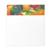 Bloc-note Ballons colorés Design de fête (Devant)