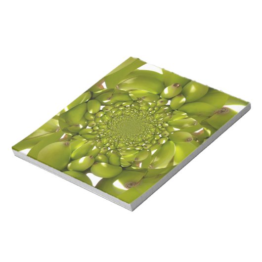 Bloc-note Banane verte Kaleidoscope Art Imprimer/Graphique (Tourné)