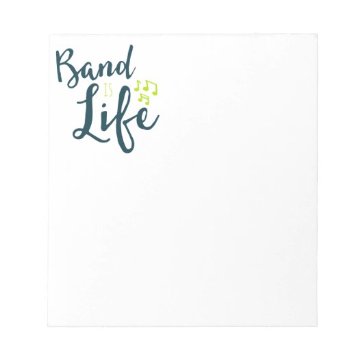 Bloc-note Band is Life Marching Band Cadeau (Devant)