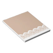 Bloc-note Bande blanche personnalisée (Incliné)