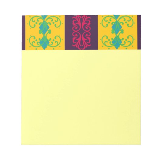 Bloc-note Bande Boho Brocade (Devant)