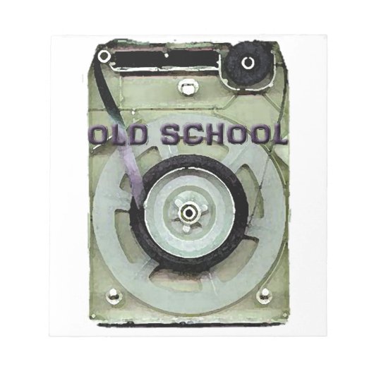 Bloc-note Bande de cassettes Old School Retro 8 Track (Devant)
