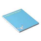 Bloc-note Bande dessinée de l'oiseau mûre albatros (Incliné)