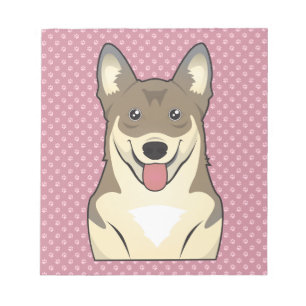 Bloc-note Bande dessinée de Vallhund de Suédois