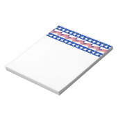 Bloc-note Bande patriotique (Tourné)