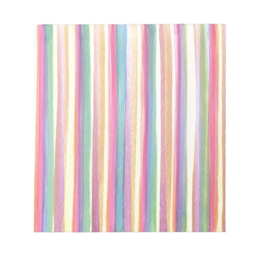 Bloc-note Bandes aquarelles (Devant)