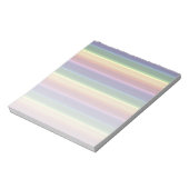 Bloc-note Bandes arc-en-ciel coupées (Tourné)