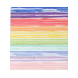 Bloc-note Bandes arc-en-ciel inondées