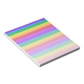 Bloc-note Bandes arc-en-ciel irrégulières (Incliné)