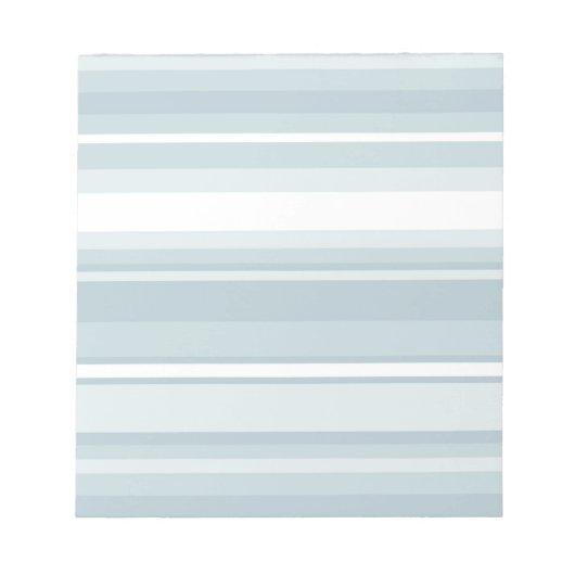 Bloc-note Bandes bleu glace (Devant)