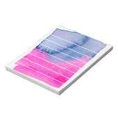 Bloc-note Bandes d'aquarelle Abstraites (Tourné)