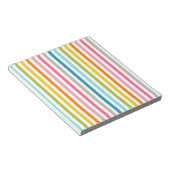Bloc-note Bandes de bonbons colorées (Incliné)