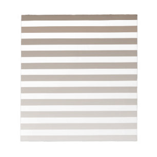 Bloc-note Bandes de bonbons de couleur et blanc