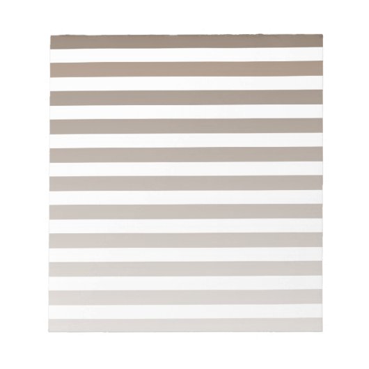 Bloc-note Bandes de bonbons de couleur et blanc (Devant)