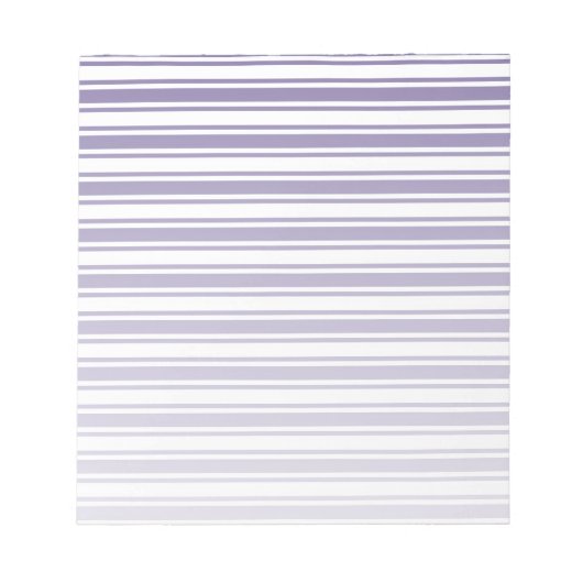 Bloc-note Bandes de bonbons ultra violettes et blanches (Devant)