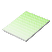 Bloc-note Bandes de bonbons vert citron (Tourné)