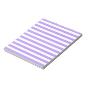 Bloc-note Bandes de bonbons violettes et blanches (Tourné)