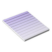 Bloc-note Bandes de bonbons violettes et blanches (Incliné)