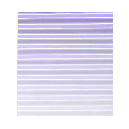 Bloc-note Bandes de bonbons violettes et blanches (Devant)