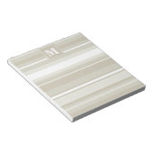 Bloc-note Bandes de grès monogramme (Incliné)
