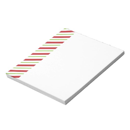 Bloc-note Bandes de Noël simples (Tourné)