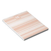 Bloc-note Bandes de pêche monogramme (Incliné)