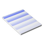 Bloc-note Bandes d'ombre bleu royal (Incliné)