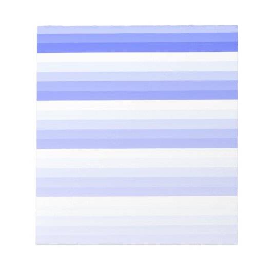 Bloc-note Bandes d'ombre bleu royal (Devant)