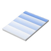 Bloc-note Bandes d'ombre bleues (Tourné)