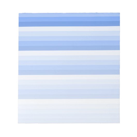 Bloc-note Bandes d'ombre bleues (Devant)