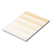 Bloc-note Bandes d'ombre jaune (Tourné)