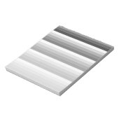 Bloc-note Bandes d'ombre noir et blanc (Tourné)