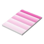 Bloc-note Bandes d'ombre rose chaud (Tourné)