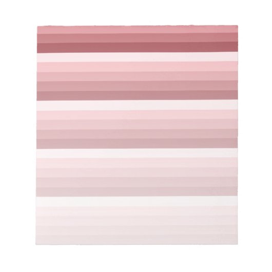 Bloc-note Bandes d'ombre rouges (Devant)