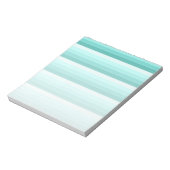 Bloc-note Bandes d'ombre turquoise (Tourné)