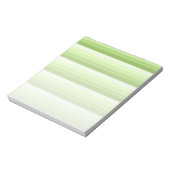 Bloc-note Bandes d'ombre vert citron (Tourné)