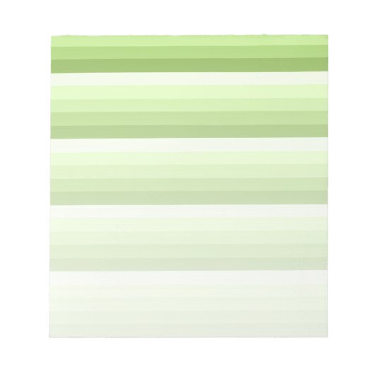 Bloc-note Bandes d'ombre vert citron (Devant)