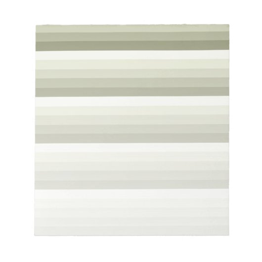 Bloc-note Bandes d'ombre vert olive (Devant)