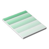 Bloc-note Bandes d'ombre vertes (Incliné)