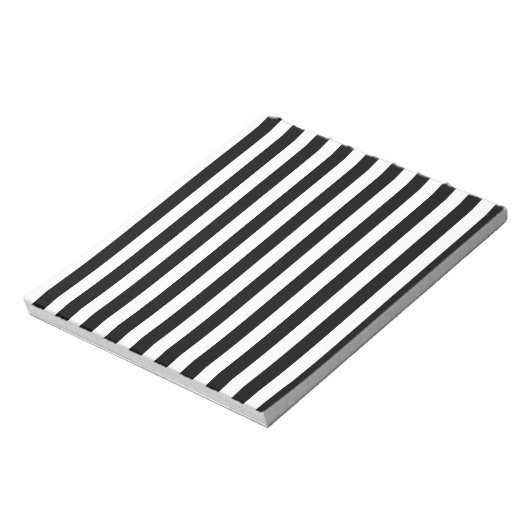 Bloc-note Bandes noires et blanches (Tourné)