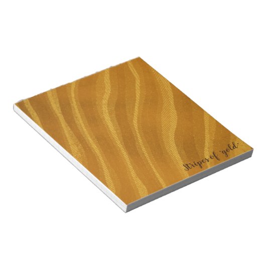 Bloc-note bandes "or" (Incliné)